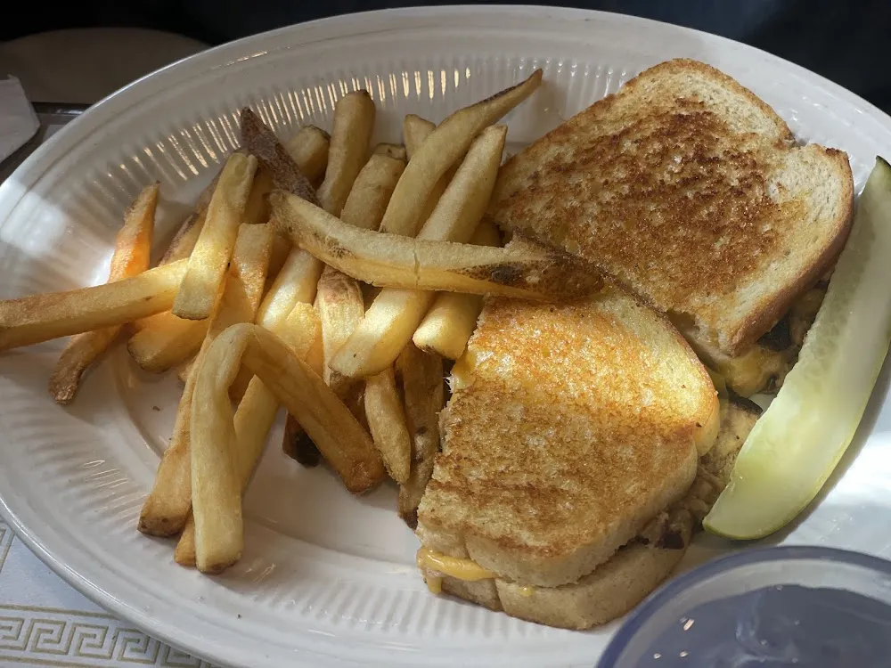 Grilled Cheese with French Fries